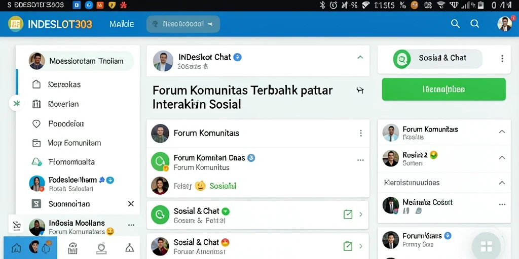 Antarmuka pengguna yang intuitif dan berfungsi dengan baik untuk diskusi komunitas.